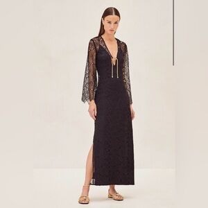 Alexis Sariyah Dress in Black Lace